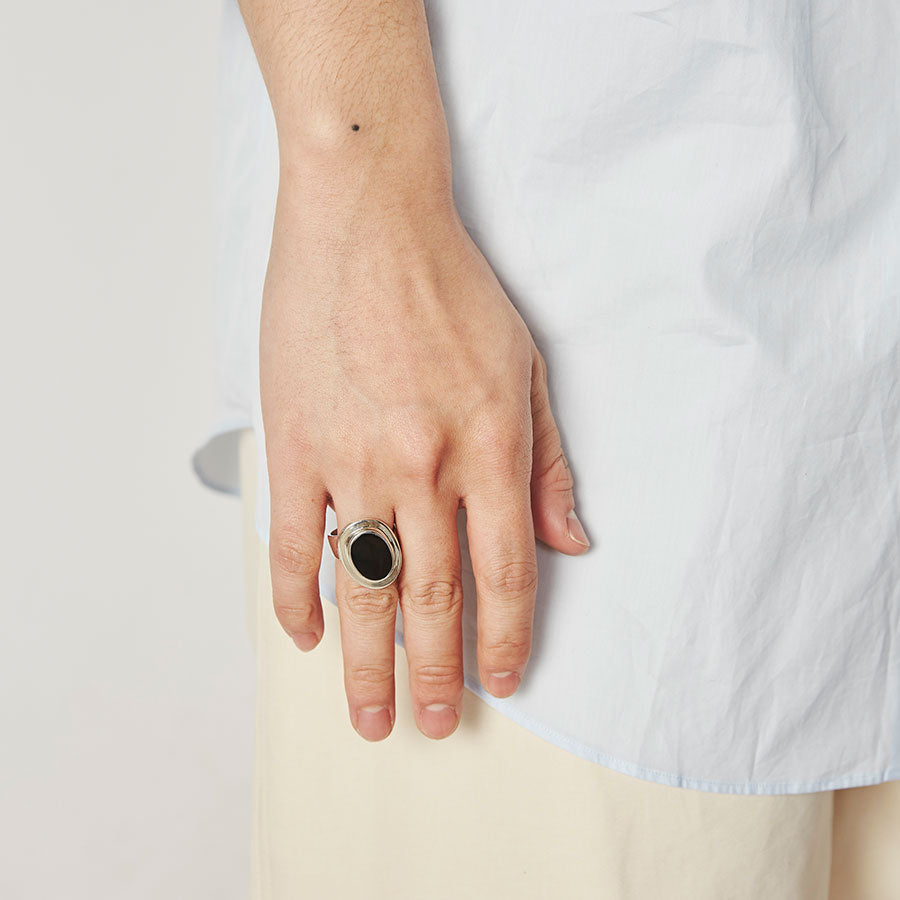 XOLO JEWELRY/ショロジュエリー】Amulet Ring with Onyx XOR042の通販 「ONENESS ONLINE STORE」