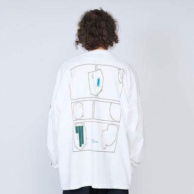 【UNTRACE/アントレース】<br>グラフィック tee L/S_1 <br>_211