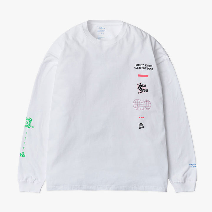 【レア】untrace アントレース ゲームシャツ ホワイト size1 UNTRACE/アントレース】グラフィック tee L/S_3 _213の通販 「ONENESS