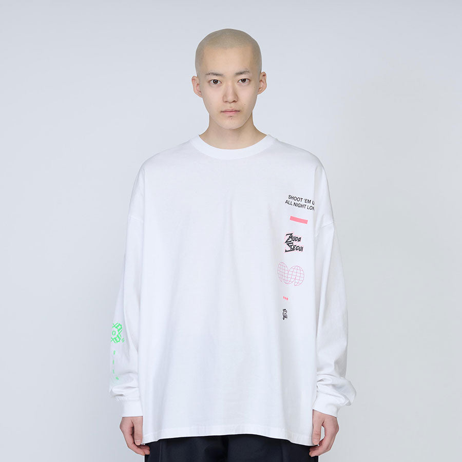 【UNTRACE/アントレース】<br>グラフィック tee L/S_3 <br>_213