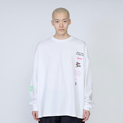 【UNTRACE/アントレース】<br>グラフィック tee L/S_3 <br>_213