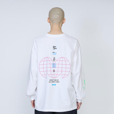 【UNTRACE/アントレース】<br>グラフィック tee L/S_3 <br>_213