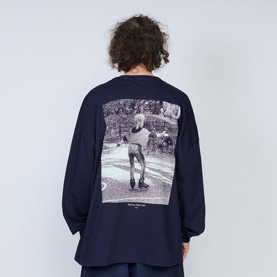 【UNTRACE/アントレース】<br>グラフィック tee L/S_5 <br>_215