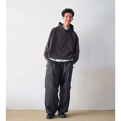 【S.F.C/エスエフシー】<br>SIDE STRIPE HOODY LS TEE (DISCHARGED) <br>SFCFW25CS07