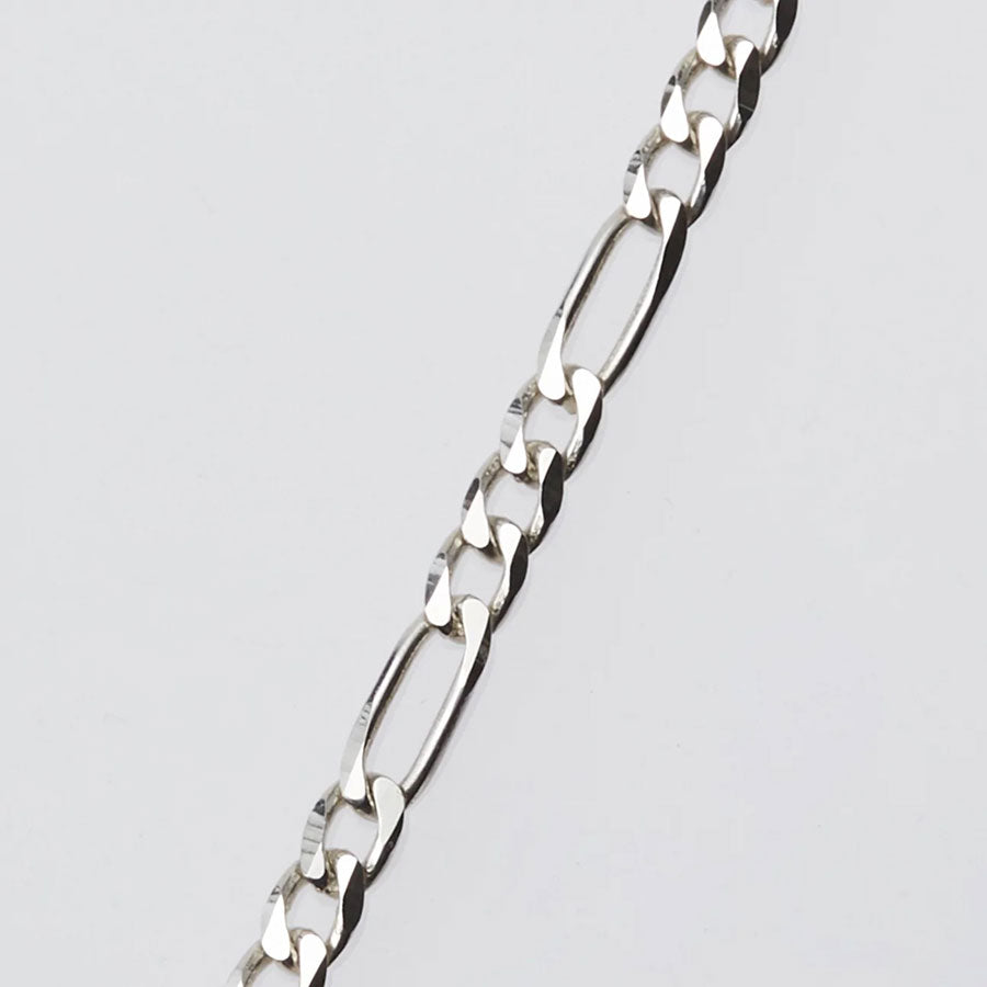 【XOLO JEWELRY/쇼로쥬얼리】<br> Figaro (Claw) Link Bracelet 6mm (19cm)<br> XOB012 