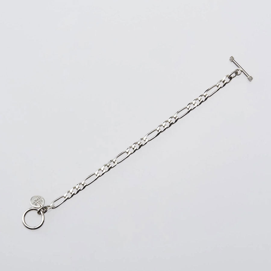 【XOLO JEWELRY/ショロジュエリー】<br>Figaro(Claw) Link Bracelet 6mm (19cm) <br>XOB012