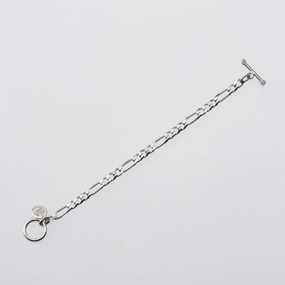 【XOLO JEWELRY/ショロジュエリー】<br>Figaro(Claw) Link Bracelet 6mm (19cm) <br>XOB012