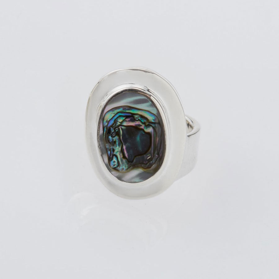 [XOLO 珠宝]<br>鲍鱼壳护身符戒指<br>异或036 