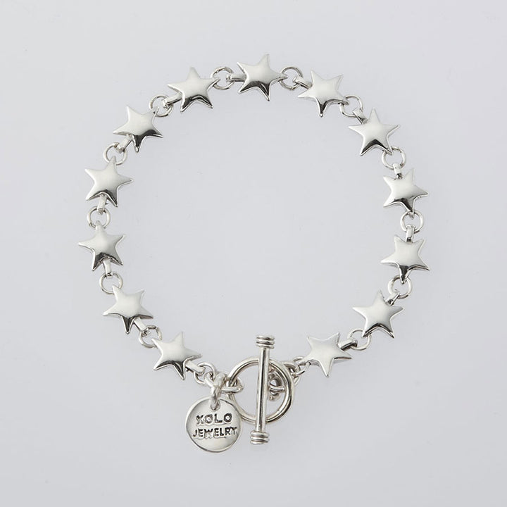 【XOLO JEWELRY/ショロジュエリー】Star Link Bracelet -9mm- (19cm) XOB108-19の通販  「ONENESS ONLINE STORE」