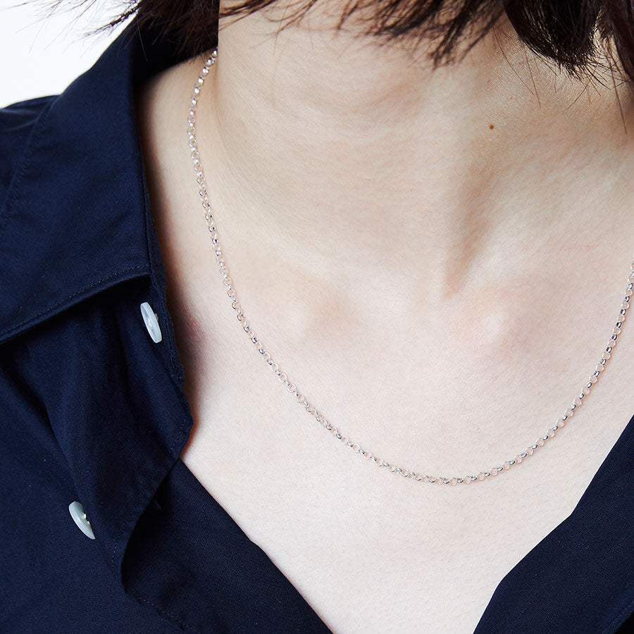 安価 ワタナベ XOLO JEWELRY/ショロジュエリー】Round (60cm Necklace Link アクセサリー