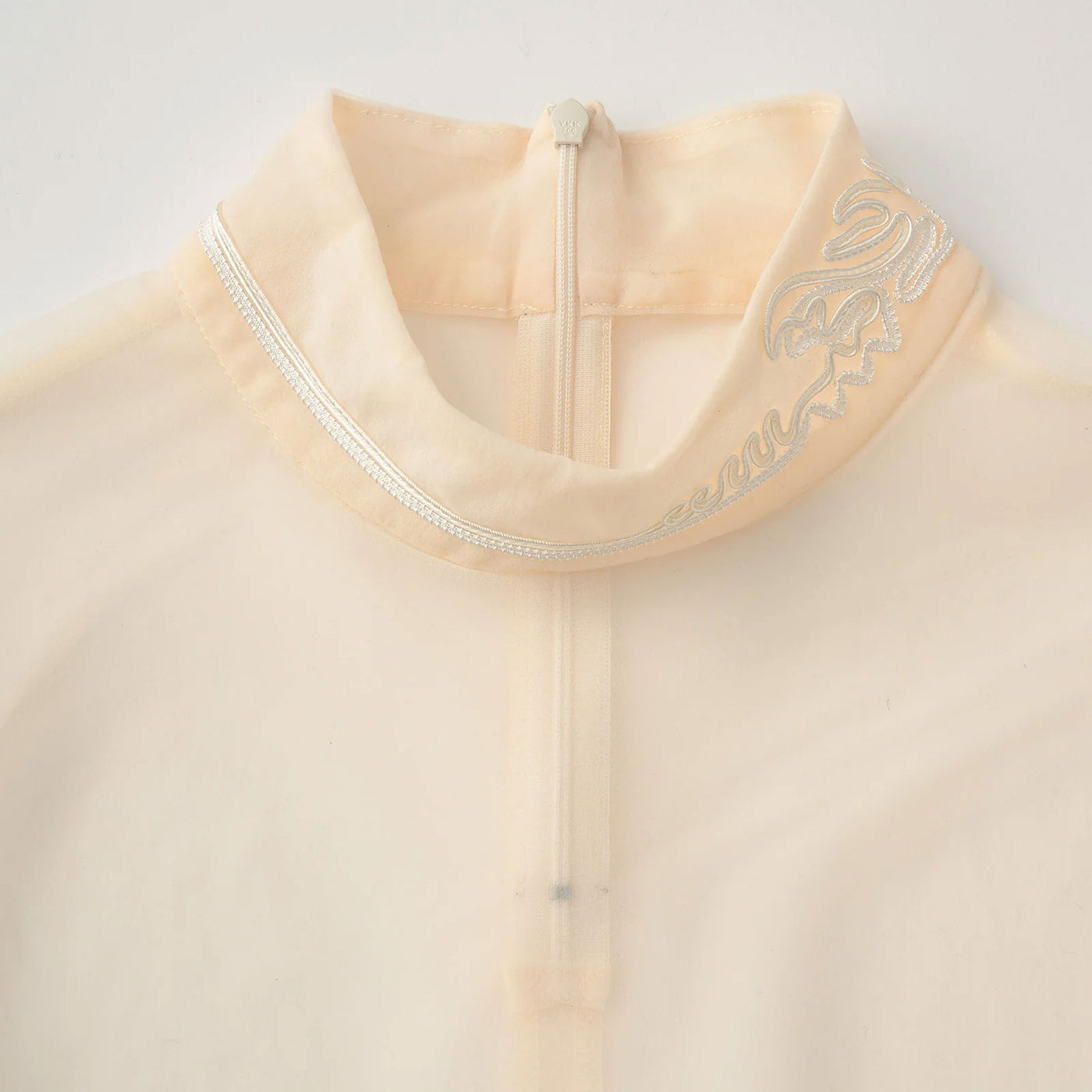 【MURRAL/ミューラル】<br>Scenery embroidery sheer top <br>242-0304