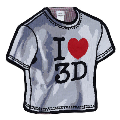 【doublet/ダブレット】<br>TWO-DIMENSIONAL "I♡3D" T-SHIRT <br/>24SS49KN149