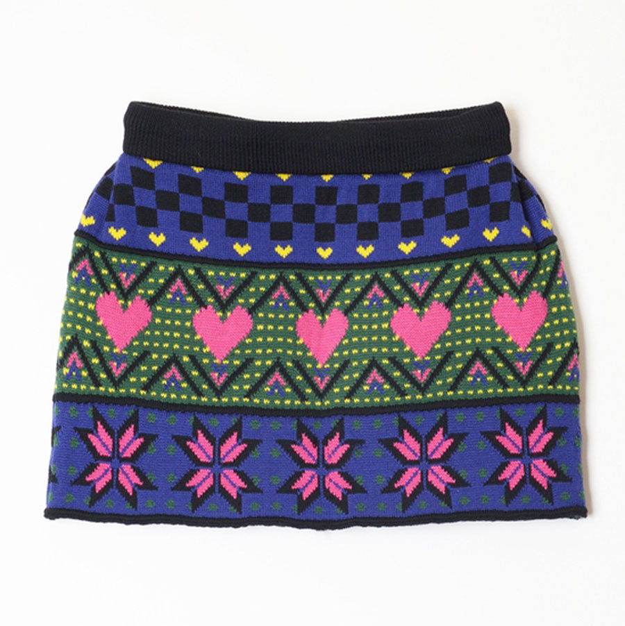 【HOLIDAY/ホリデイ】<br>MULTI KNIT MINI SKIRT <br>24204031