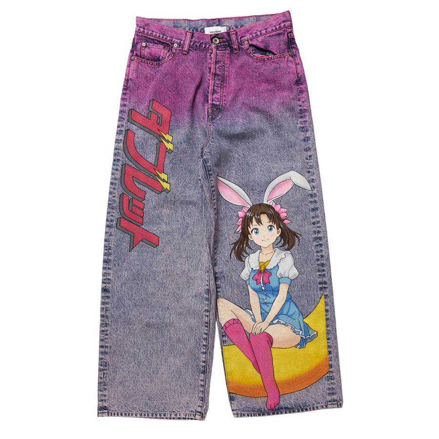 doublet/ダブレット】ANIME HAND-PAINTING DENIM PANTS 25SS06PT296の 