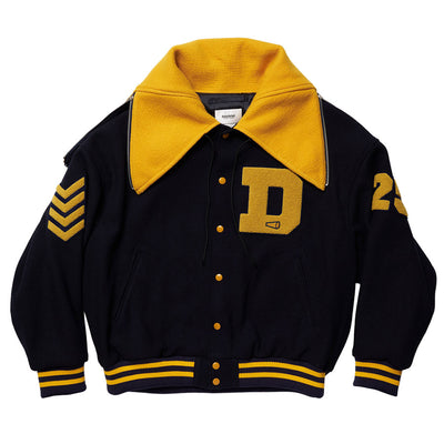 【doublet/ダブレット】<br>PETAL MOUTH HOOD VARSITY JACKET <br/>25SS10BL209