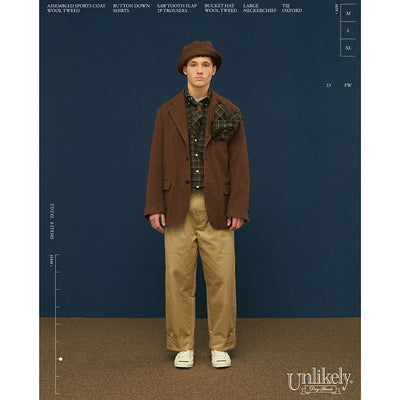 【Unlikely/アンライクリー】<br>Unlikely Sawtooth Flap 2P Trousers <br>U23F-23-0001