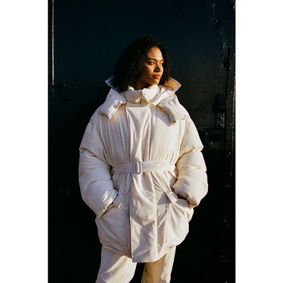 【TANAKA/タナカ】<br>THE DOWN COAT (WHITE) <br>ST-147