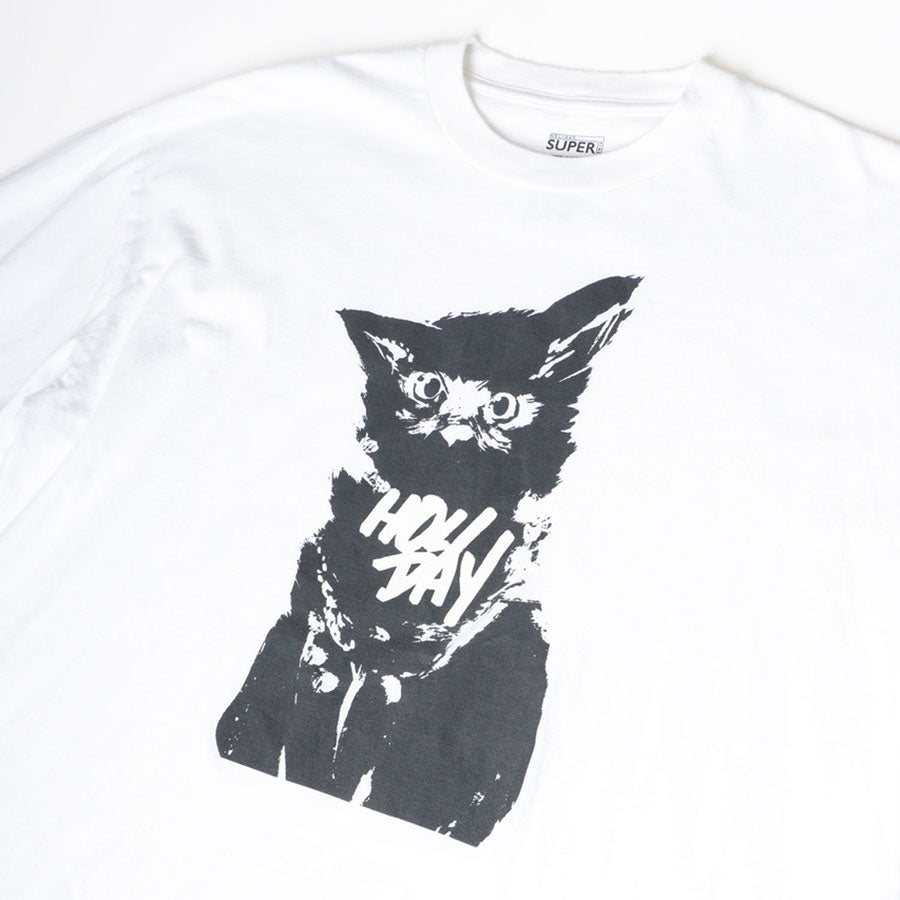 トップス HOLIDAY SUPER FINE L/S T-SHIRT (ROBE) SUPER FINE L/S T-SHIRT（NEKO）｜HOLIDAY（ホリデイ）OFFICIAL