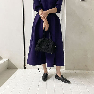 【CFCL/シーエフシーエル】<br>POTTERY LONG PUFF SLEEVE DRESS <br>CF006KH079