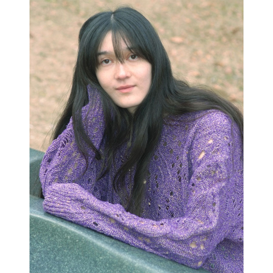 【Kota Gushiken/コウタグシケン】<br>Cable Shaggy Jumper with Holes <br>KGAW25-K06