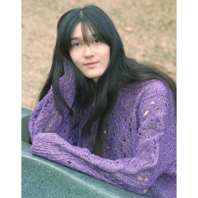 【Kota Gushiken/コウタグシケン】<br>Cable Shaggy Jumper with Holes <br>KGAW25-K06
