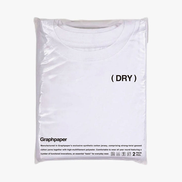 Graphpaper/グラフペーパー】DRY 2-Pack Crew Neck Tee GU261-70118Bの
