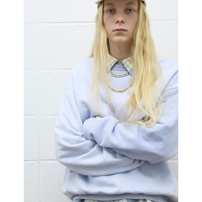 【UNUSED/アンユーズド】<br>Switching crewneck sweatshirt <br>US2367