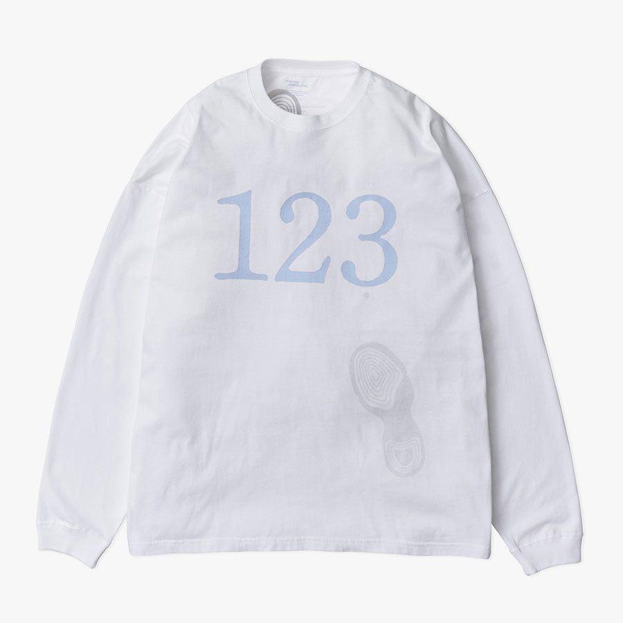 UNTRACE ロゴ長袖カットソー ホワイト UNTRACE（アントレース）の「UNTRACE LOGO L/S TEE（Tシャツ