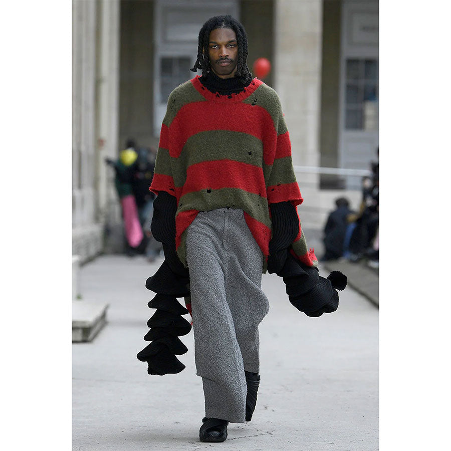 【doublet/ダブレット】<br>STRIPE OVERSIZE PULLOVER <br/>23AW54KN133