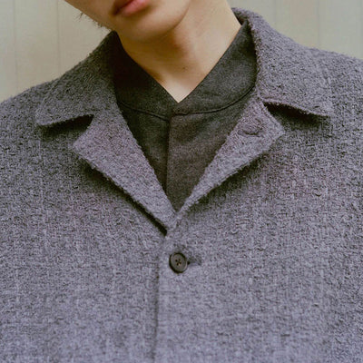 【nonnotte/ノノット】<br>Draping Shirt Jacket <br>N-25A-021
