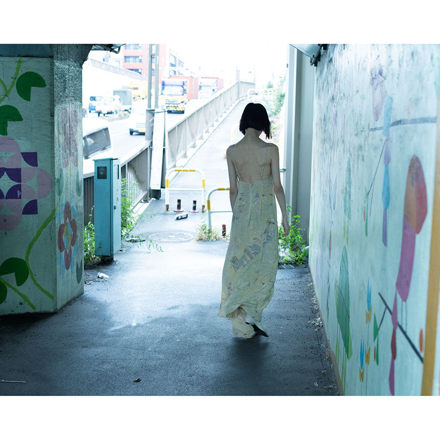 Mame Kurogouchi/マメ】Marble Print Silk Trousers MM25SS