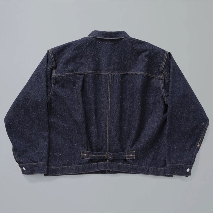 New Manual/ニューマニュアル】#023 LV T-BACK DENIM JACKET BLEACH