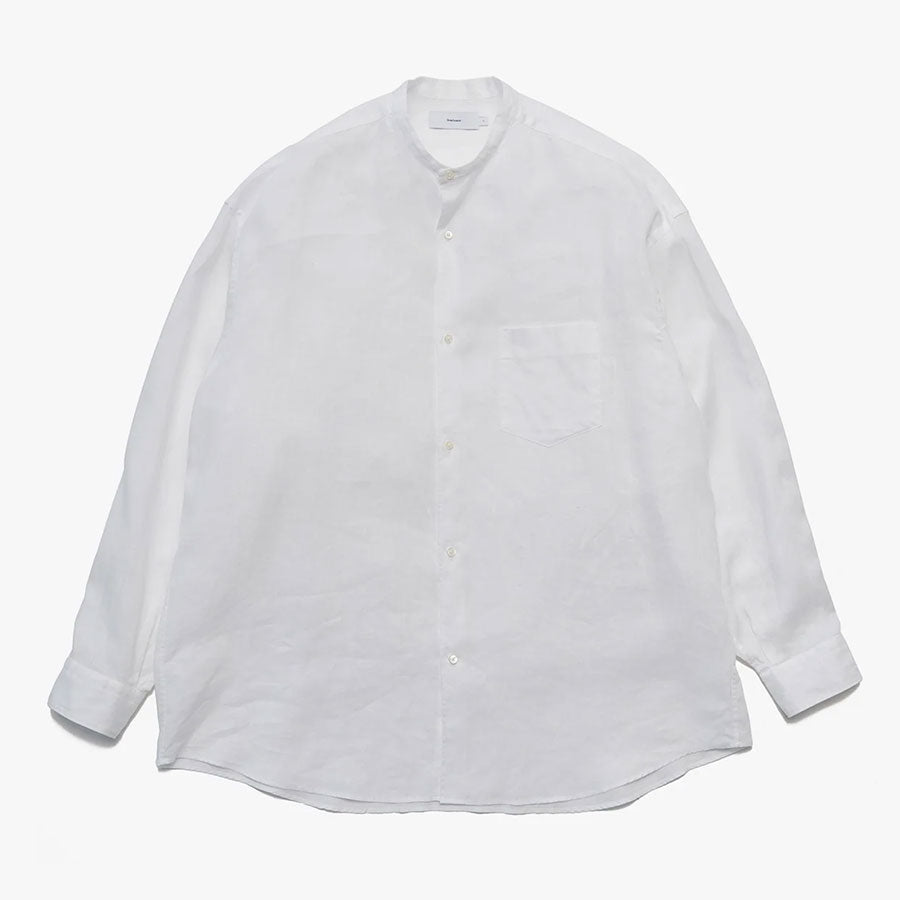 Graphpaper/グラフペーパー】Linen L/S Oversized Band Collar Shirt GM242-50031Bの通販  「ONENESS ONLINE STORE」