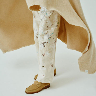 【HERILL/ヘリル】<br>Backsatin splash Utilitypants <br>23-030-HL-8050-3