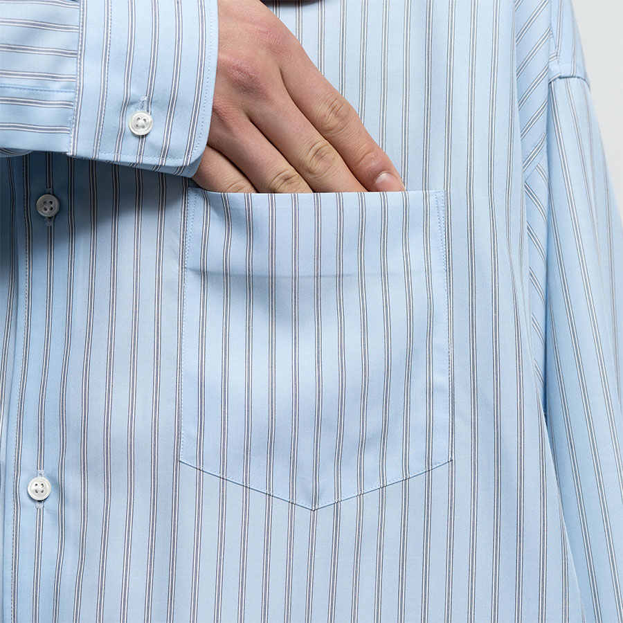 Graphpaper/グラフペーパー】SIDOGRAS L/S Oversized Regular Collar