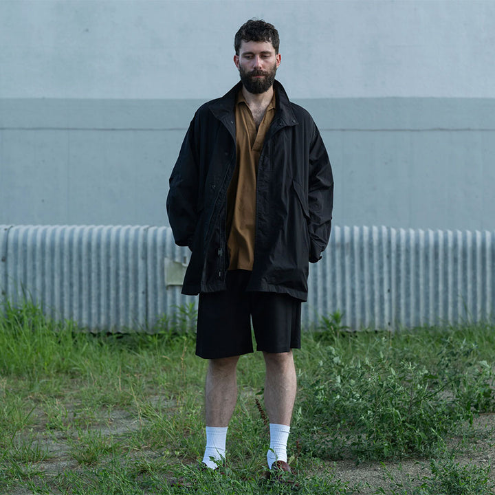 ジャケット・アウター WASHED NYLON KERSEY SHORT MIL-PARKA WASHED NYLON KERSEY SHORT MIL-PARKA