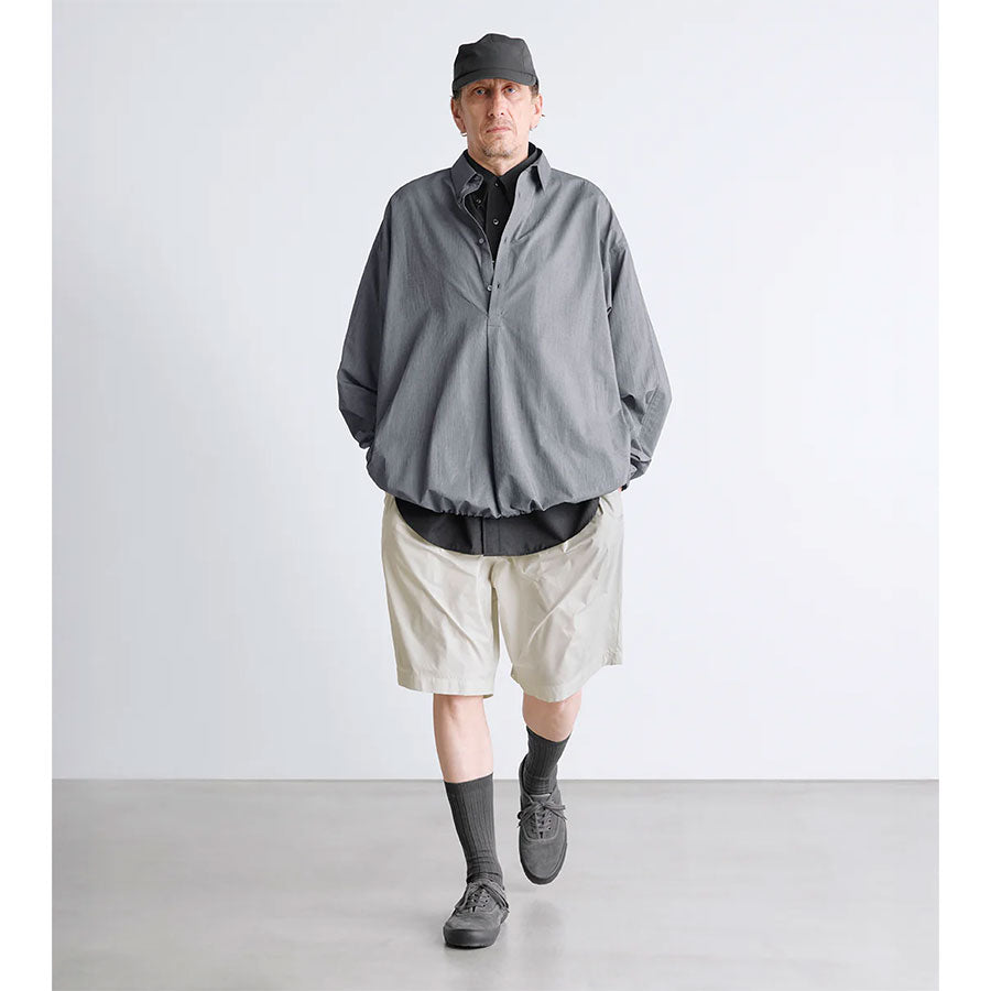 Graphpaper/グラフペーパー】Seersucker Pullover Shirt GU261-50445の