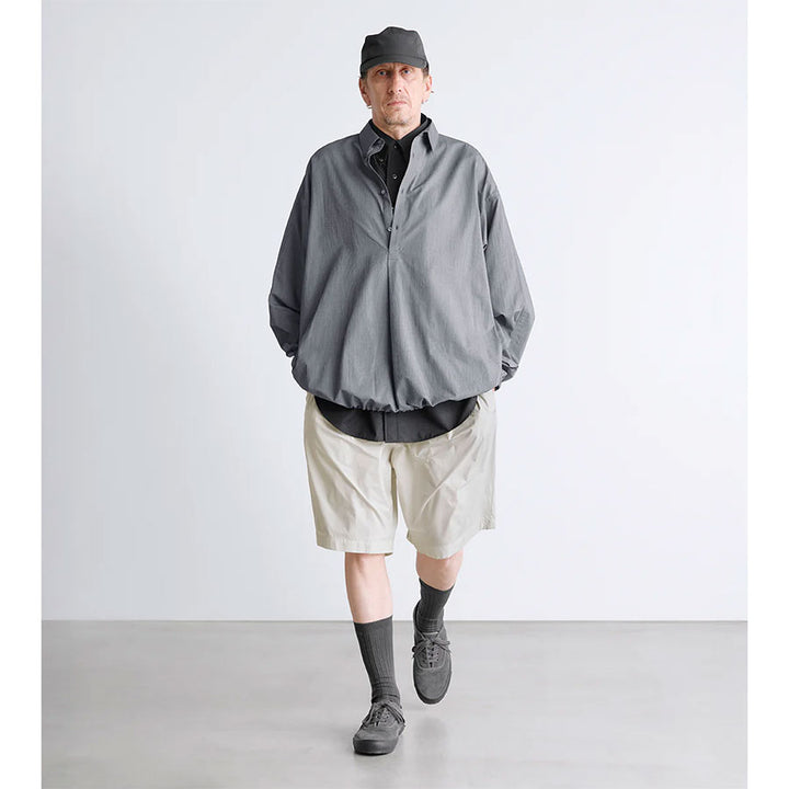 Graphpaper/グラフペーパー】Seersucker Pullover Shirt GU261-50445の