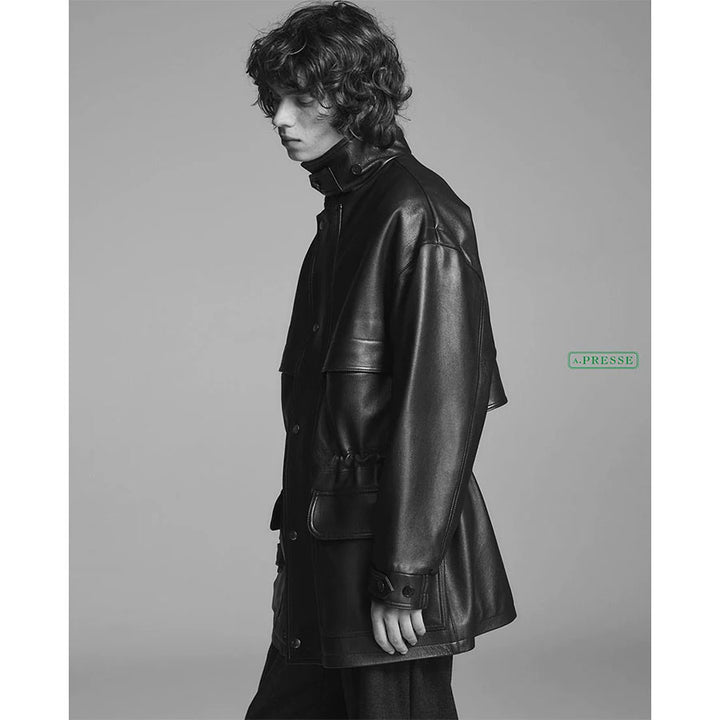 即日発送】 ROHEME 23AW leather 気づき long coat