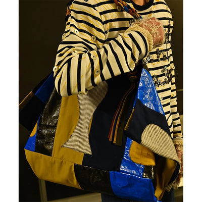【KHOKI/コッキ】<br>Color-block vinyl bag <br>23aw-bg-02