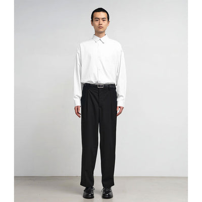 【Graphpaper/グラフペーパー】<br>Graphpaper Holeless Leather Classic Narrow Belt <br>GU253-90559B