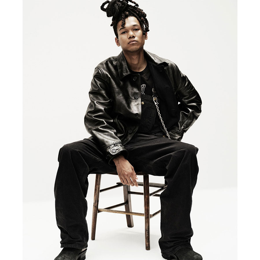 【Y's for men×MASSES】<br> HORSE LEATHER CAR COAT <br>ML-C90-706