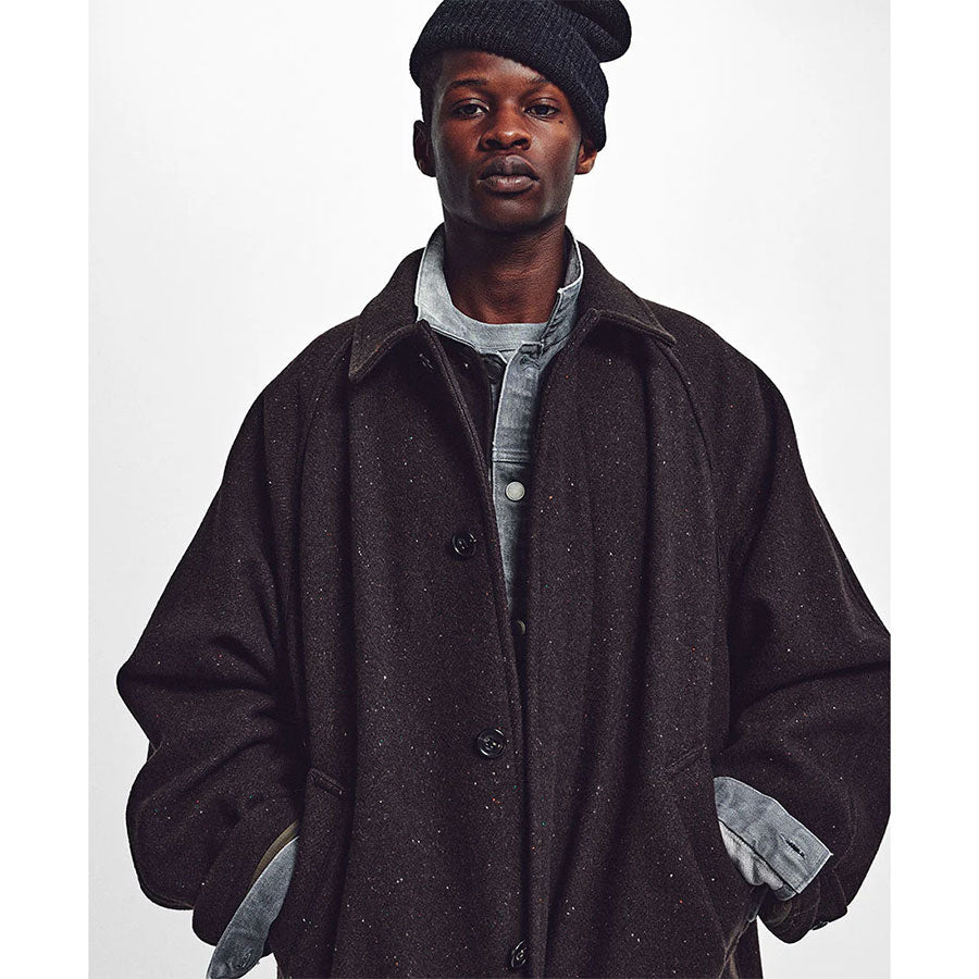 【Unlikely/アンライクリー】<br>Unlikely Balmacaan Coat Nep Tweed <br>U25F-19-0001