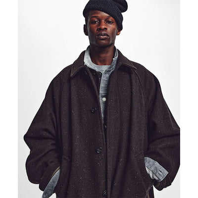 【Unlikely/アンライクリー】<br>Unlikely Balmacaan Coat Nep Tweed <br>U25F-19-0001
