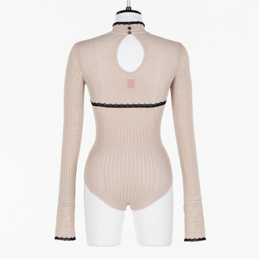 【FETICO/フェティコ】 <br>Lace-knit bodysuit <br>FTC254-0705