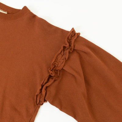 【HOLIDAY/ホリディ】MINI SWEAT RUFFLE TOPS <br>23201126