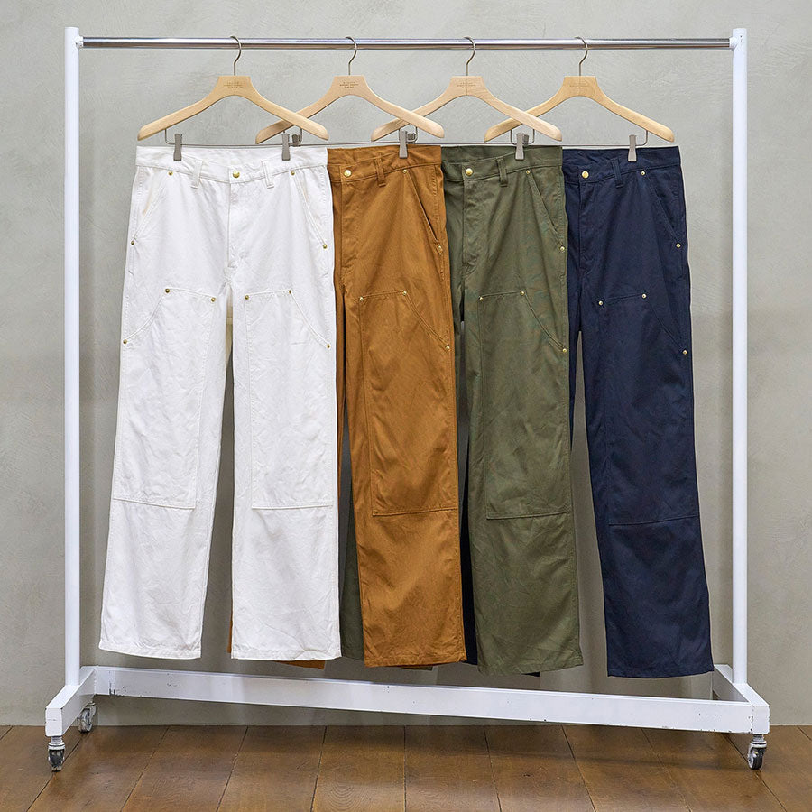 【UNUSED/アンユーズド】<br>TALON ZIPPER ONE WASH Double knee duck pants <br>UW1176