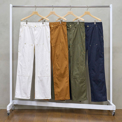 【UNUSED/アンユーズド】<br>TALON ZIPPER ONE WASH Double knee duck pants <br>UW1176