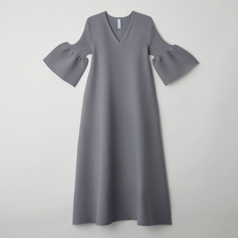 【CFCL/シーエフシーエル】<br>POTTERY SHORT BELL SLEEVE FLARE DRESS <br>CF006KH007