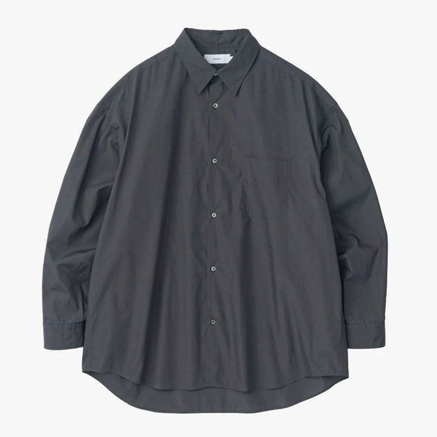Graphpaper 21AW モールスキンシャツ F チャコールグレー Graphpaper/グラフペーパー】Broad L/S Oversized Regular Collar